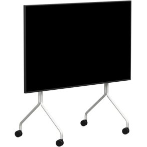 Pedestal Moon TV-Stander 107 cm, Cloudy Silver